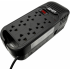 GHIA Regulador de Voltaje GVR-020, 800W, 2000VA, 8 contactos, Uso domestico, Negro  1