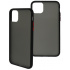 Ghia Funda con Mica AC-8924 para iPhone 11 Pro, Negro/Semitransparente  2