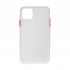 Ghia Funda con Mica AC-8925, para iPhone 11 Pro Max, Blanco/Semitransparente  2