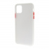 Ghia Funda con Mica AC-8925, para iPhone 11 Pro Max, Blanco/Semitransparente  3