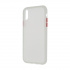 Ghia Funda con Mica AC-8937 para iPhone XR, Blanco/Semitransparente  3