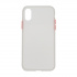 Ghia Funda con Mica AC-8936 para iPhone XS/X, Blanco/Semitransparente  2