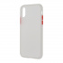 Ghia Funda con Mica AC-8936 para iPhone XS/X, Blanco/Semitransparente  3