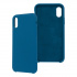 Ghia Funda de Silicona AC-8910 con Mica para iPhone XS/X, Azul  1