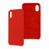 Ghia Funda de Silicona AC-8909 con Mica para iPhone XS/X, Rojo  1