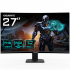 Monitor Gamer Curvo Gigabyte GS27FC LED VA 27", 1920x1080 Full HD, FreeSync, 180Hz, HDMI/DisplayPort, Negro - Imagen adicional 1