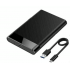 Gigatech Gabinete de Disco Duro ACC-350 2.5", SATA III, USB-C 3.2