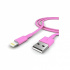 Gigatech Cable CLU2-R USB 3.0 Macho - Lightning Macho, 1 Metro, Rosa  1