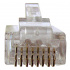 Gigatech Conector RJ-45 Cat6, Transparente, 100 Piezas  2