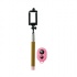 Ginga POP Selfie Stick Bluetooth con Control Remoto, Dorado/Rosa  1