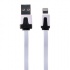 Ginga Cable Cargador USB para iPhone 5, Negro/Blanco  1