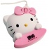 Mouse Ginga de Hello Kitty KITM-ROSA, Alámbrico, USB, Rosa/Blanco