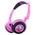 Ginga Audífonos Hello Kitty, Alámbrico, 3.5mm, Negro/Rosa