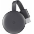 Google Kit Chromecast Gen 3, Full HD, WiFi, HDMI, Negro (Inglés) ― Incluye Google Home Mini