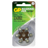GP Batteries Pila Auditiva A312, 1.45V, 6 Pilas  1