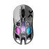 Mouse Gamer Ergonómico Gravastar Mercury X Pro, Alámbrico, Óptico, 32.000DPI, RF Wireless/Bluetooth/USB-C, Plata