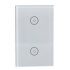 Haier Interruptor de Luz Inteligente WF02, 2 Botones, WiFi, Blanco  1