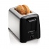 Hamilton Beach Tostador 22614R, 2 Rebanadas, Negro/Plata  1