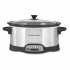 Hamilton Beach Olla Eléctrica 33443, Antiadherente, 3.8 Litros, Acero Inoxidable