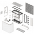 Gabinete Havn HS 420, Midi-Tower, ATX/EATX/Micro-ATX/Mini-ITX, USB 3.0, sin Fuente, sin Ventiladores Instalados, Blanco - Imagen adicional 6