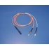 Hellerman Cable Fibra Óptica Multimode 2x ST Macho - MT-RJ Macho, 3 Metros, Naranja  1