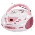 Hello Kitty Grabadora con Reproductor de CD KT2024A, AM/FM, Rosa/Blanco  1