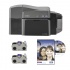 HID DTC1250e, Kit de Impresora de Credenciales Doble Cara, 300 x 300DPI, USB 2.0, Negro/Gris  1