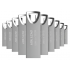 Memoria USB Hiksemi M200, 16GB, USB-A 3.0, Lectura 80MB/s, Escritura 25MB/s, Plata,10 Piezas