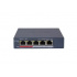 Switch Hikvision DS-3E1105P-EI/M, 5 Puertos Fast Ethernet 10/100 4 x PoE+ 45W, 1.2 Gbit/s, 2000 Entradas, Administrado   1
