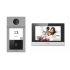 Hikvision Videoportero/Interfon DS-KIS604-P, 7", Altavoz, Alámbrico/Inalámbrico, Negro/Plata