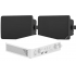 Hikvision Amplificador de Audio DS-QAE-KIT-0120BG, Alámbrico, 2 Canales, Bluetooth, 70 - 100V