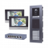 Hikvision Videoportero DS-KD8003-IME1, Altavoz, Alámbrico, Negro ― Incluye Hikvision Lector de Tarjetas, Módulo para Llamada, 2 Monitores y Switch PoE  1