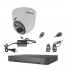 Hikvision Kit de Vigilancia HL-1080P-2E-TWA de 2 Cámaras CCTV Domo con Grabadora de 4 Canales   1