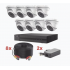 Hikvision Kit de Vigilancia HL1080P8E de 8 Cámaras IP Torreta con Grabadora de 8 Canales