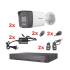 Hikvision Kit de Vigilancia KH-1080P-2B-TWA de 2 Cámaras CCTV Bullet con Grabadora de 4 Canales  1