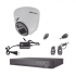 Hikvision Kit de Vigilancia KH-1080P-2E-TWA de 2 Cámaras CCTV Torreta con Grabadora de 4 Canales  1