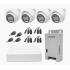 Hikvision Kit de Vigilancia DS-7104HGHI-K1(S) de 4 Cámaras CCTV Domo y 4 Canales, con Grabadora  1