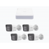 Hikvision Kit de Vigilancia ColorVu KIPCV2M de 4 Cámaras IP Bullet y 4 Canales, con Grabadora
