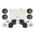 Hikvision Kit de Vigilancia HiLook KIT7204BM de 4 Cámaras CCTV Bullet y 4 Canales, con Grabadora  1