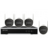 Hikvision Kit de Vigilancia NK44W0H-1T(E) de 4 Cámaras IP Bullet WiFi con Grabadora de 4 Canales