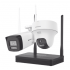 Hikvision Kit de Vigilancia NKS422W02H de 2 Cámaras IP Bullet/Torreta WiFi con Grabadora de 4 Canales   1
