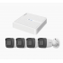 HiLook Kit de Vigilancia KIPH4B/2MP de 4 Cámaras IP Bullet con Grabadora de 8 Canales  1