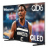 Hisense Smart TV QLED QD6QF 55", 4K Ultra HD, Negro  4