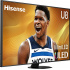 Hisense Smart TV Mini LED ULED 55U8QG 55", 4K Ultra HD, Negro - Imagen adicional 2