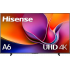 Hisense Smart TV LED Class A6 65", 4K Ultra HD, Negro