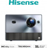 Proyector Hisense C1 Láser, 3840x2160 4K Ultra HD, 1600 lúmenes ANSI, Inalámbrico, con Bocinas, Gris