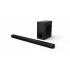 Hisense Barra de Sonido HS218, Bluetooth, Alámbrico, 2.1 Canales, 80W RMS, USB, Negro ― Daños mayores pero funcional - Reja protectora de bocinas golpeada  4