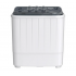 Hisense Lavadora de Carga Superior WSA1104P, 11kg Lavado, Gris/Blanco