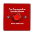 Hochiki Estación de Botón para Incendio FireNET Xtinguish, Alámbrico, Rojo  1