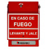 Hochiki Estación de Palanca para Alarma de Incendio HPS-DAH-S, Rojo  1